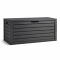 Gartenbox Kunststoff Schwarz 120x60x50 cm