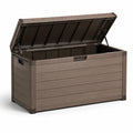 Kunststoff Aufbewahrungsbox Braun 120x45x55 cm
