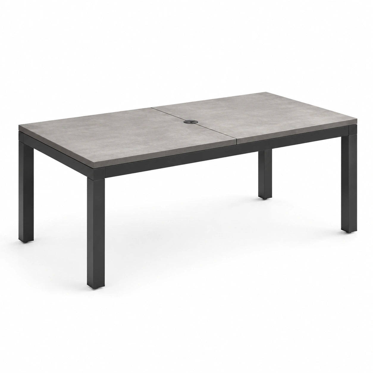 Gartentisch Aluminium Keramikplatte Grau 200x100cm